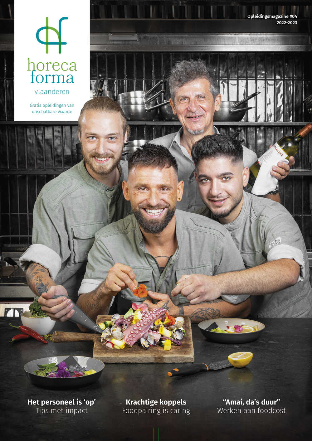 Horeca Forma opleidingsmagazine, oplage 90.000 exemplaren, verschijnt jaarlijks