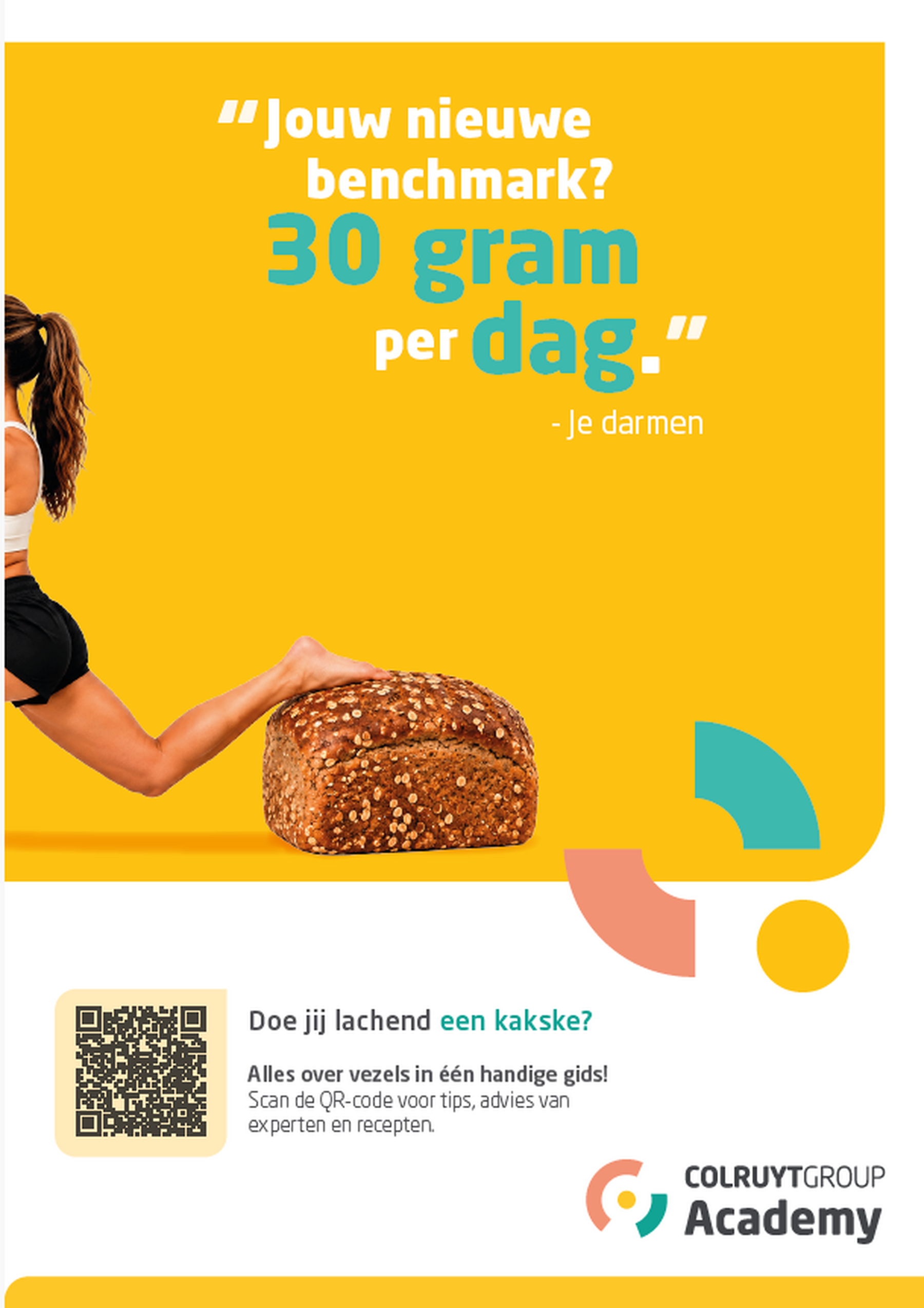 De campagne van Colruyt Group Academy in de Jims fitnesses