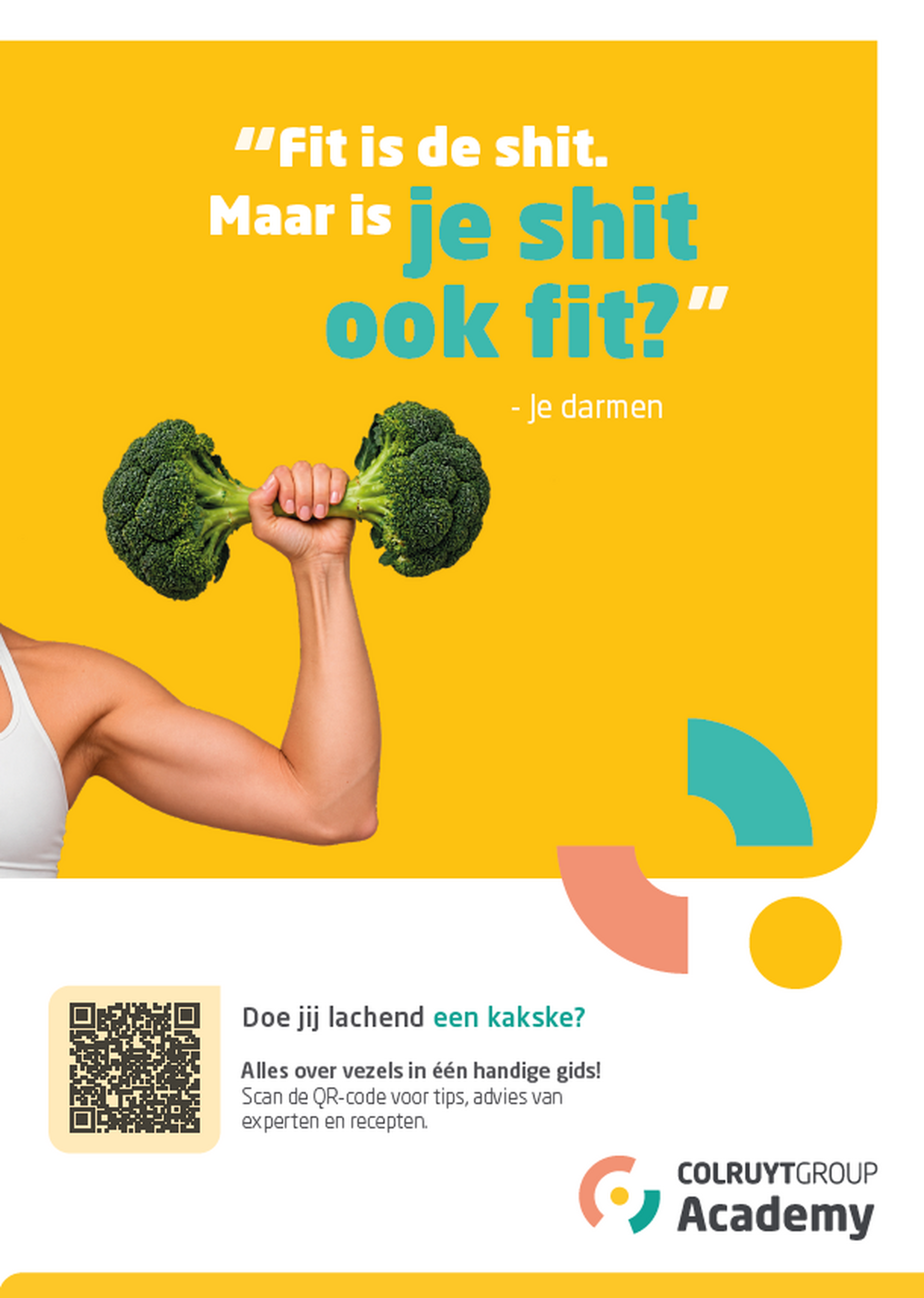 De campagne van Colruyt Group Academy in de Jims fitnesses