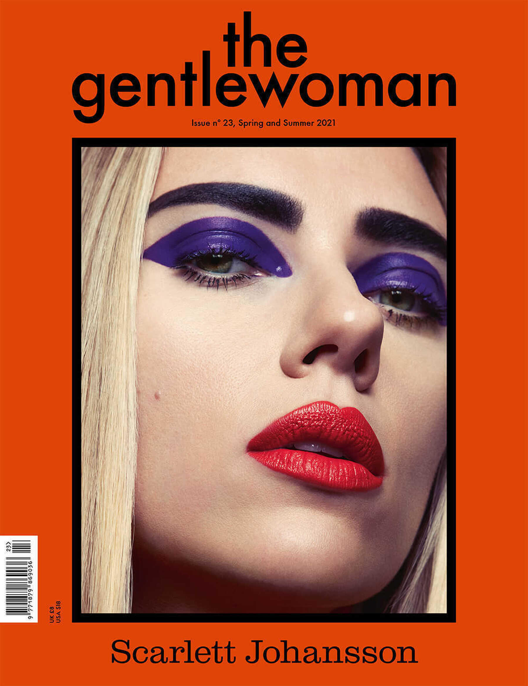 magazine maken: Scarlett Johansson op de cover van The Gentlewoman 