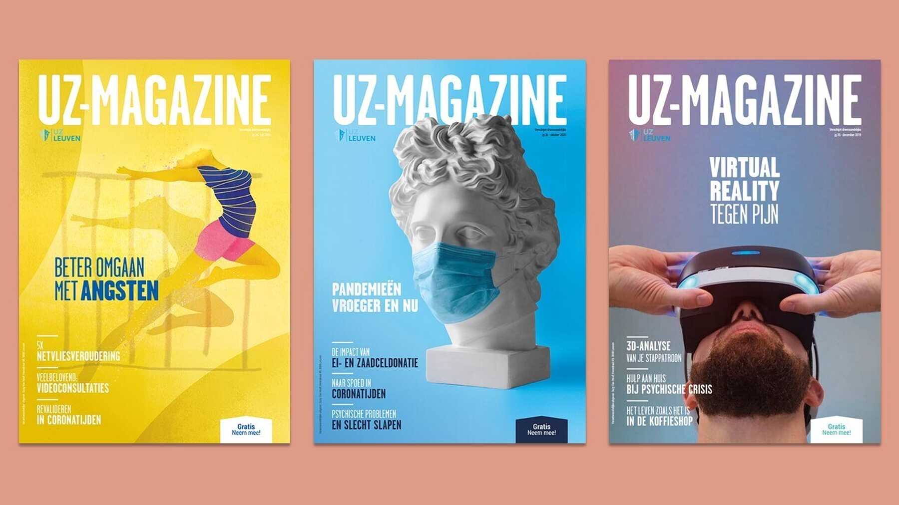 UZ Leuven magazine nieuwe lay-out restyling